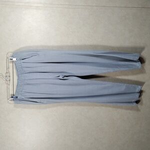 02505 Zara muted green pull on pants L